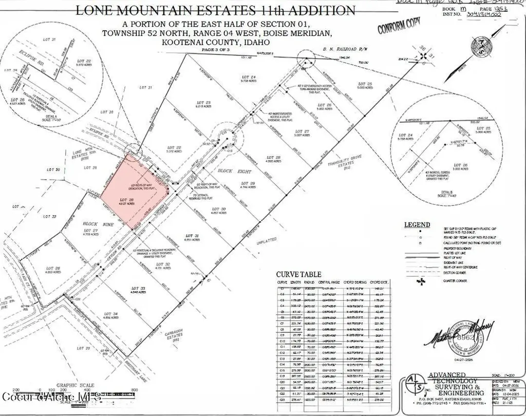 L28B9 N Ceylon Road Rathdrum ID 83858