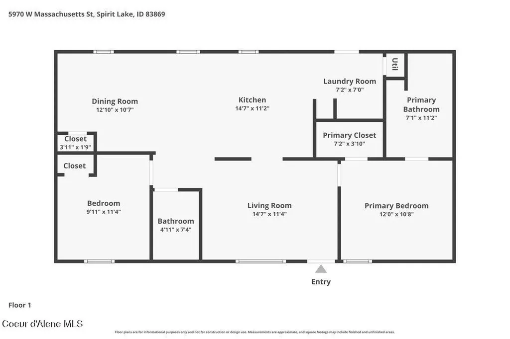 5970 W Massachusetts Street Spirit Lake ID 83869