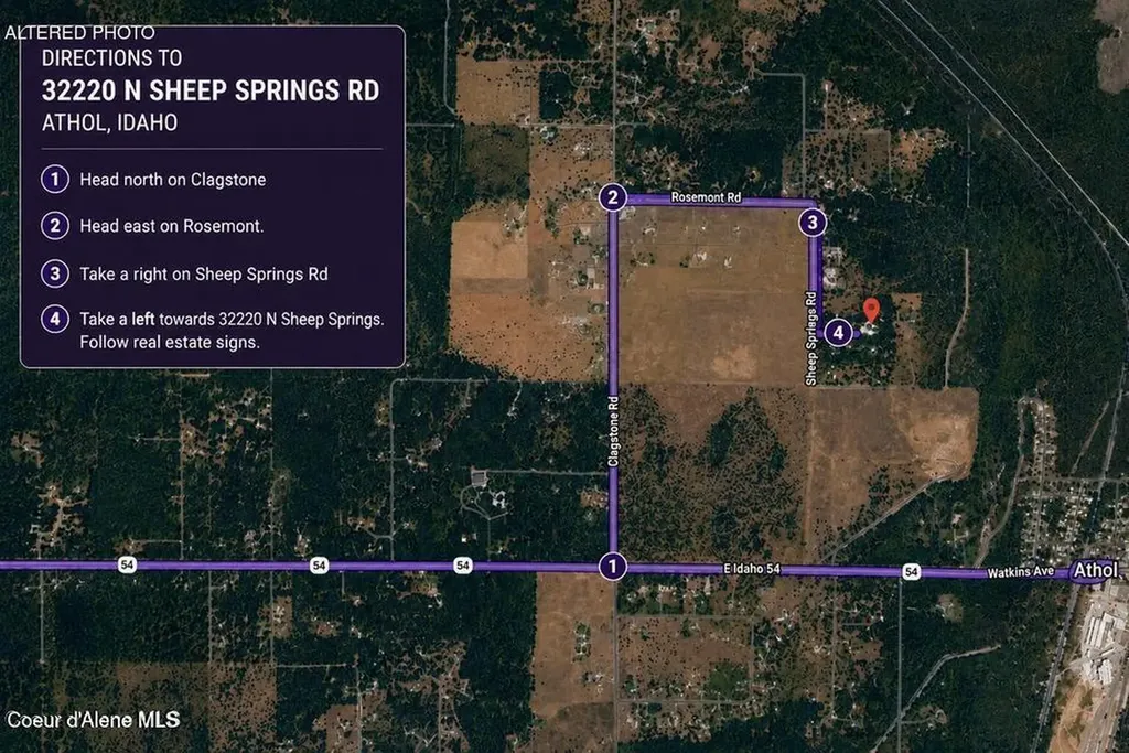 32220 N Sheep Springs Road Athol ID 83801