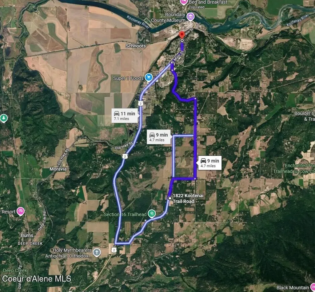 1822 Kootenai Trail Road Naples ID 83847