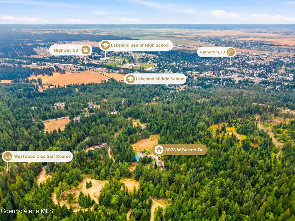 8973 W Barrett Drive Rathdrum ID 83858