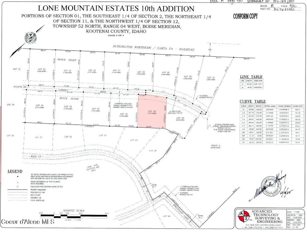 L30B7 N Eclipse Road Rathdrum ID 83858