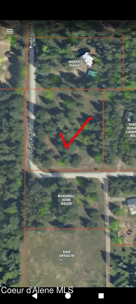 Lot 1 Champs Road Bonners Ferry ID 83805