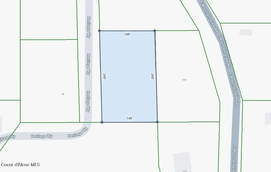 Lot 5 Heritage Way Moyie Springs ID 83845
