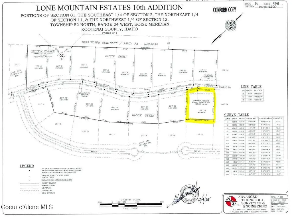 L35B7 N Eclipse Road Rathdrum ID 83858