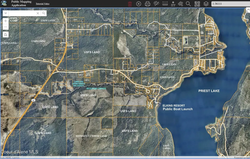 Lot 3 (10 Acres) Reeder Bay Road Nordman ID 83848