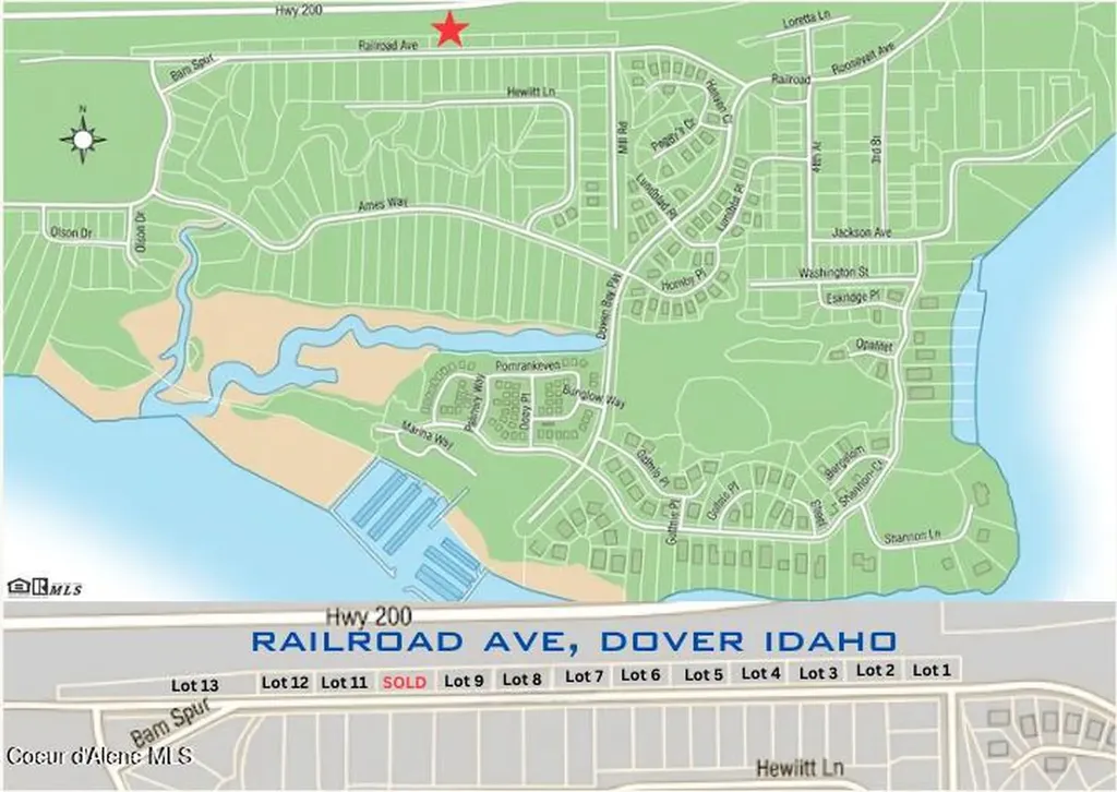 Nka Railroad Avenue Lot 1 Dover ID 83825