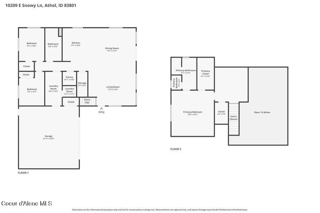 10209 E Snowy Lane Athol ID 83801
