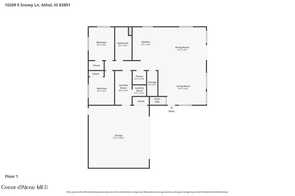 10209 E Snowy Lane Athol ID 83801