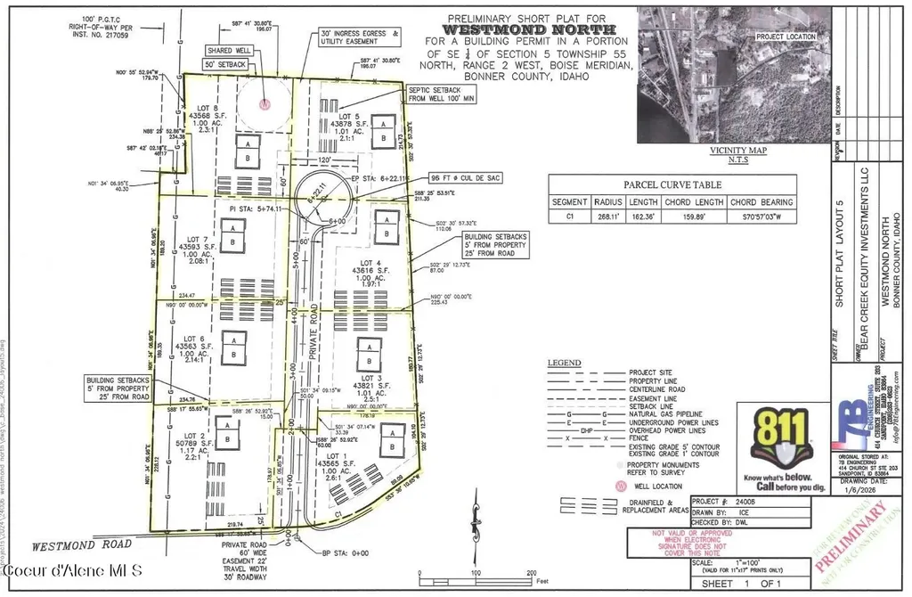 Lots 1 - 3 Westmond Road Sagle ID 83860