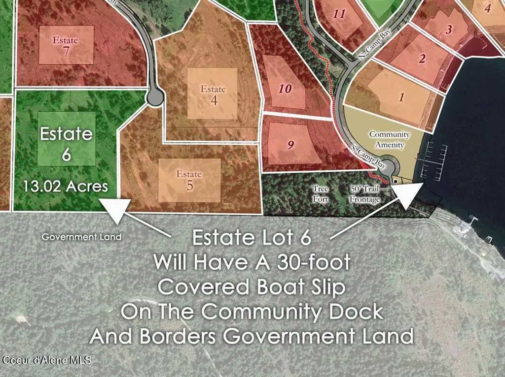 Estate Lot 6 Camp Bay Estates Sagle ID 83860