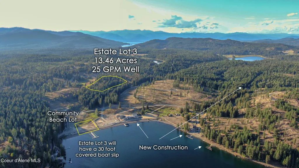 Estate Lot 3 Camp Bay Estates Sagle ID 83860