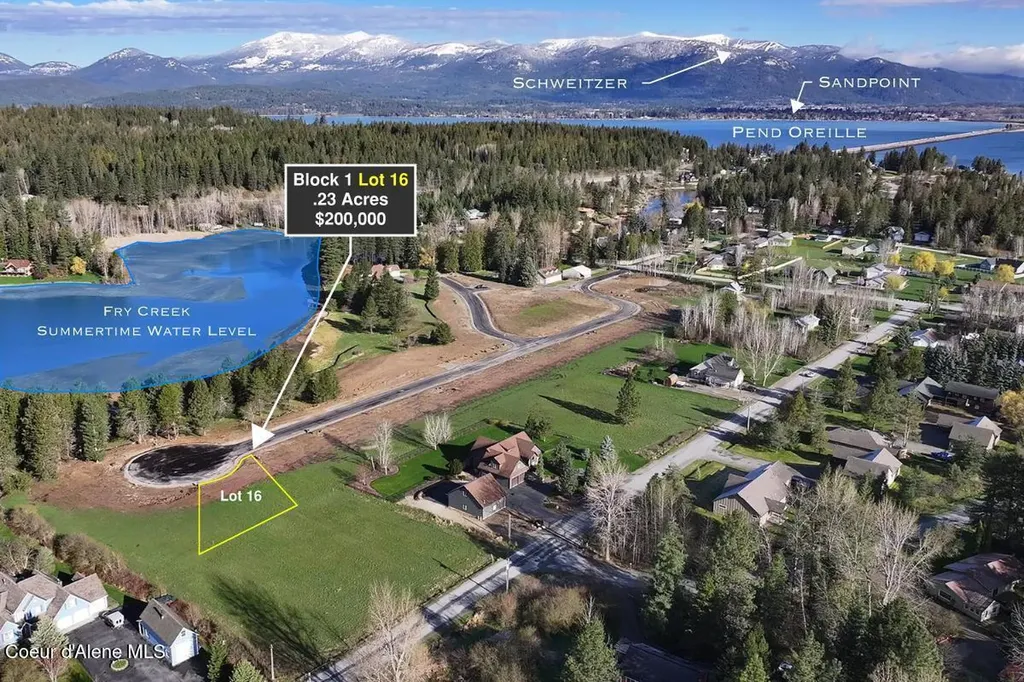 Nna Bk1 Lot 16 Fiesta Shores Drive Sagle ID 83860