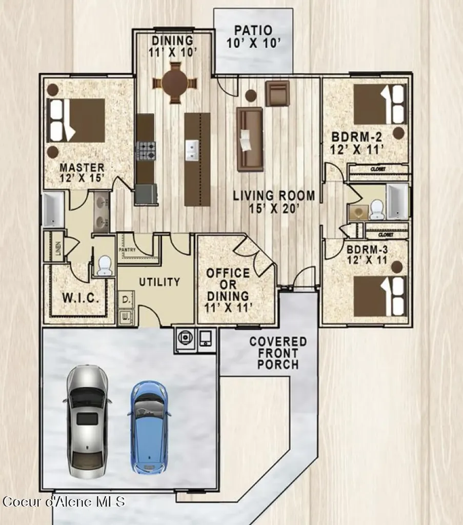 Lt 7 Blk 3 E Valley Street S Oldtown ID 83822