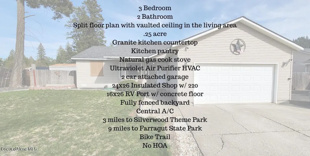 23870 N Ponderosa Street Athol ID 83801
