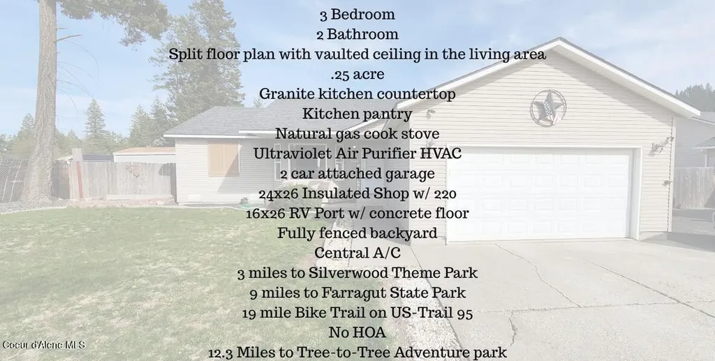 23870 N Ponderosa Street Athol ID 83801