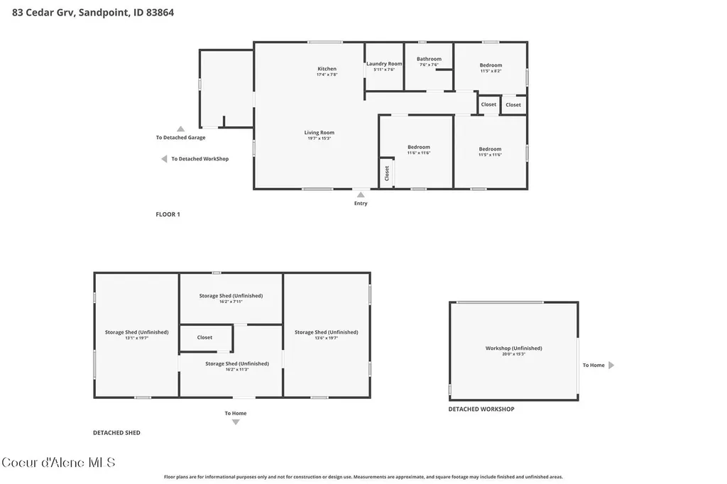 83 Cedar Grove Sandpoint ID 83864