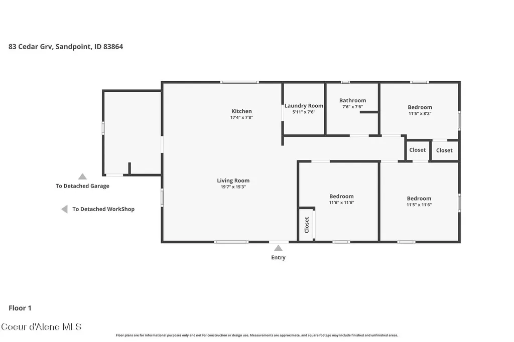 83 Cedar Grove Sandpoint ID 83864