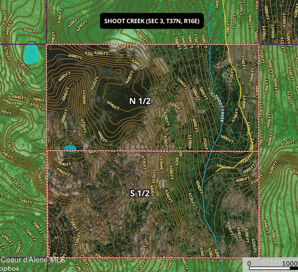 Nka 640 Ac Shoot Creek Road Unincorporated ID 83525