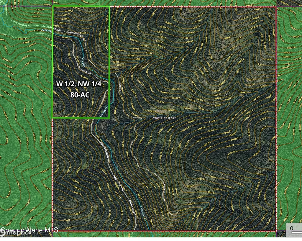 NW 80-ac Pack Creek Road Unincorporated ID 83525