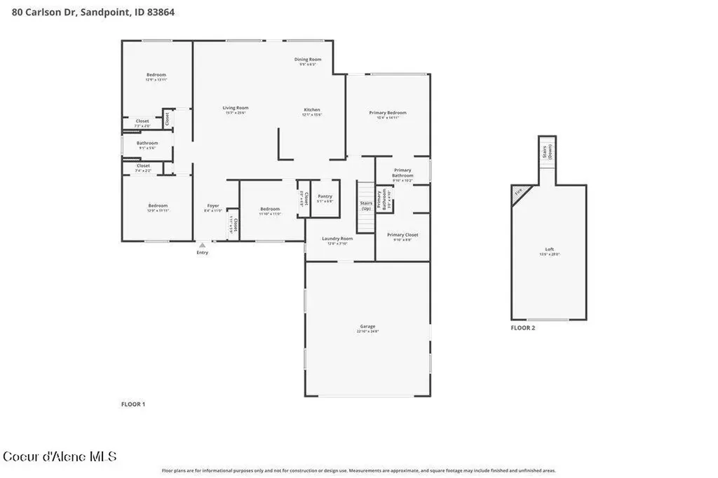 80 Carlson Drive Sandpoint ID 83864