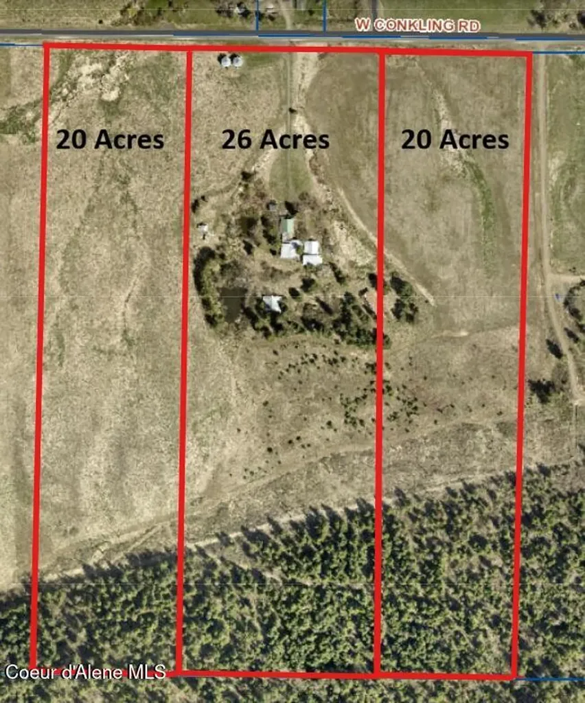 Nna W Conkling Road 20 Acres Worley ID 83876