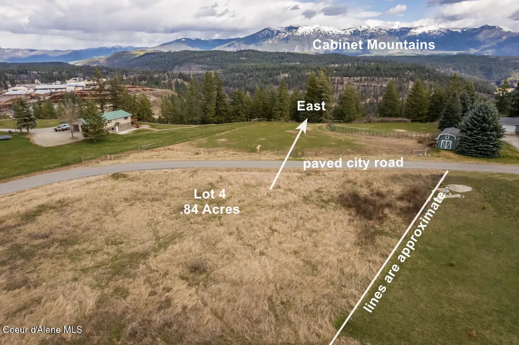 Lot 4 E. Mountain View Road Moyie Springs ID 83845