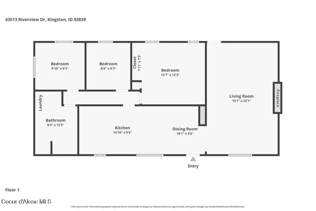 43513 Riverview Drive Kingston ID 83839