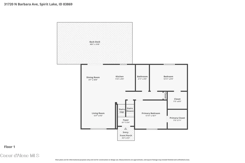 31720 N Barbara Avenue Spirit Lake ID 83869