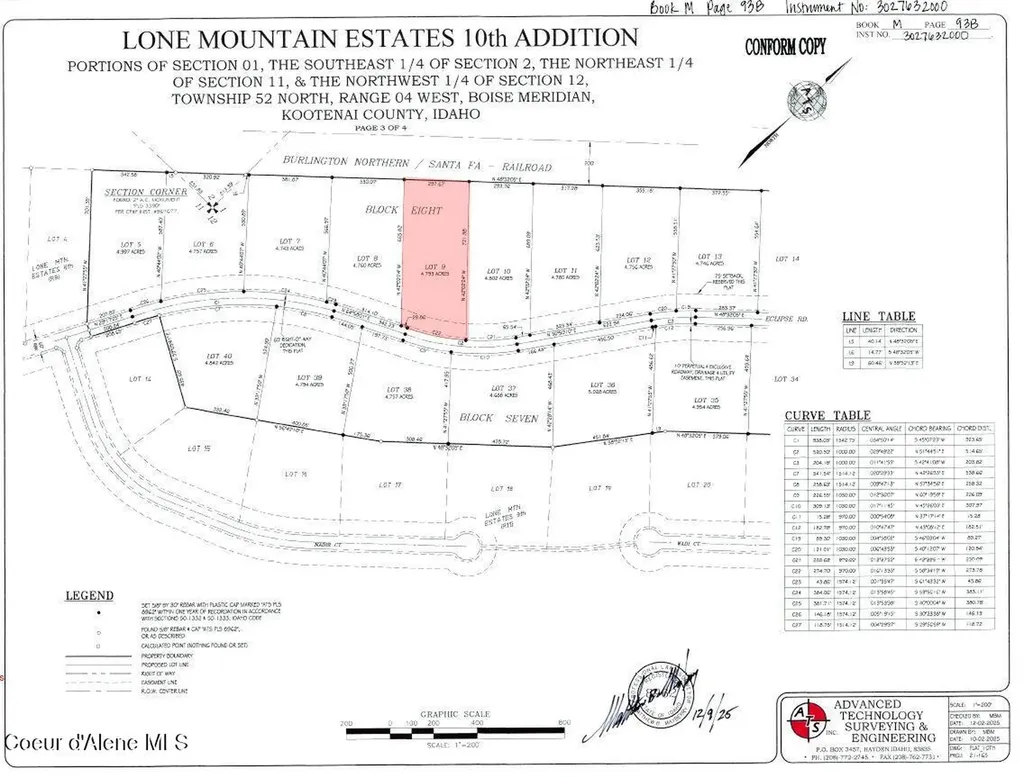 L9B8 N Eclipse Road Rathdrum ID 83858