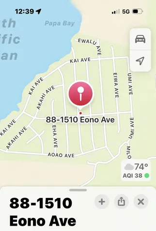 88-1510 Eono Avenue Captain Cook HI 96704