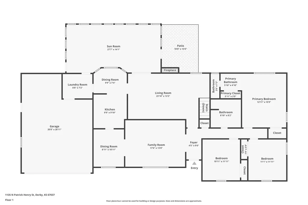 1135 N Patrick Henry Street Derby KS 67037
