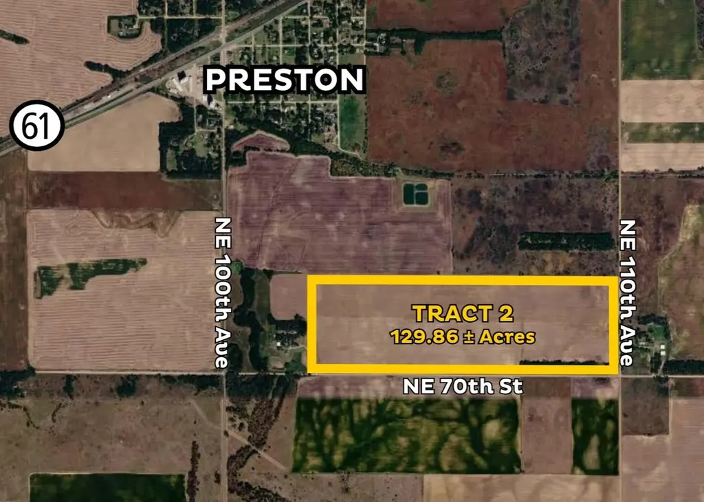 N & E Of NE 70th St & NE 100th Ave - Tract 2 Turon KS 67583
