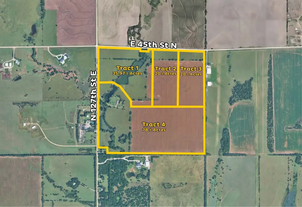 S Of E 45th St N & N 127th St E - Tract 4 Wichita KS 67226