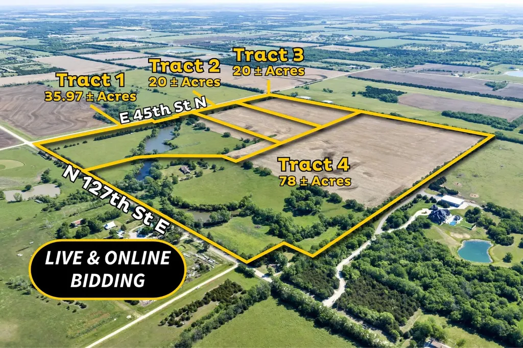S Of E 45th St N & N 127th St E - Tract 4 Wichita KS 67226
