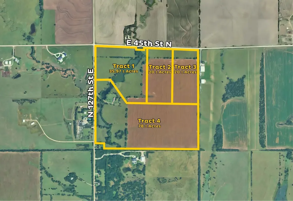 S Of E 45th St N And N 127th St E - Tract 4 Wichita KS 67226