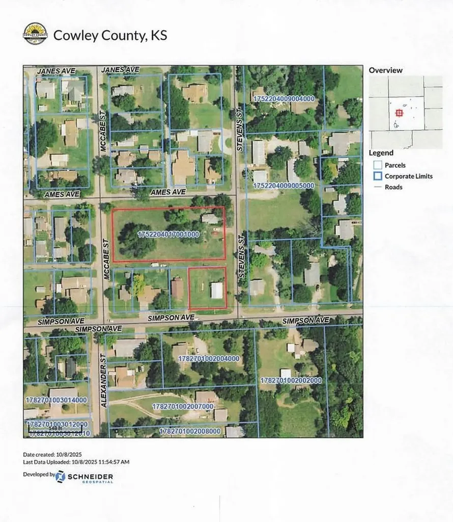 Tbd Simpson & Ames Avenue Winfield KS 67156