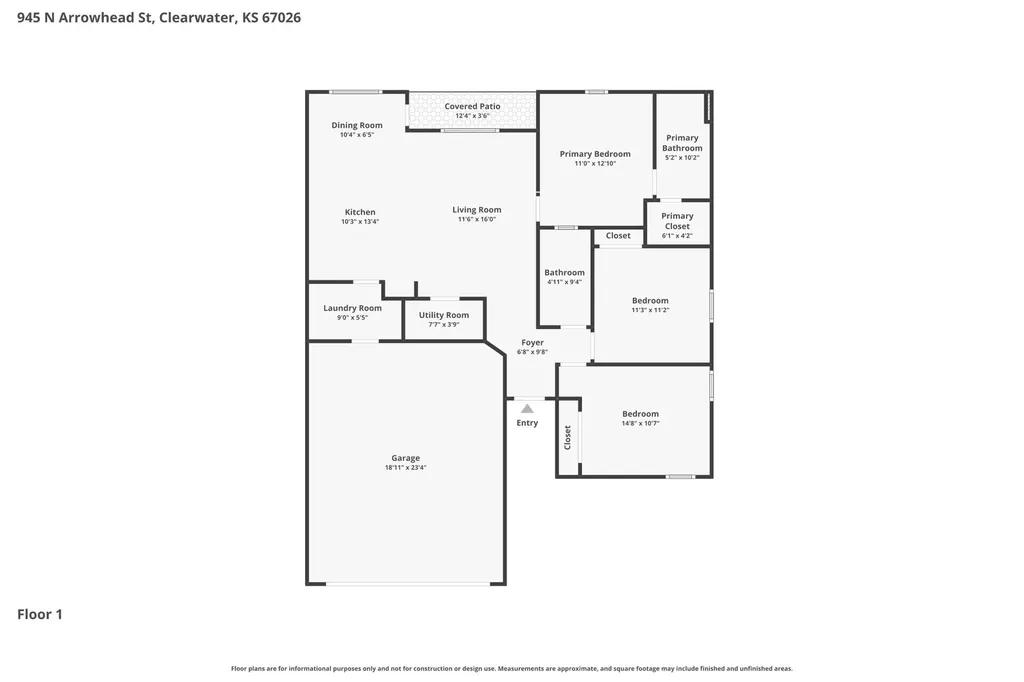 945 Arrow Head Street Clearwater KS 67026