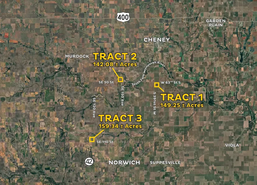 Nw/c Of SE 150 Ave And SE 50 St - Tract 2 Cheney KS 67025