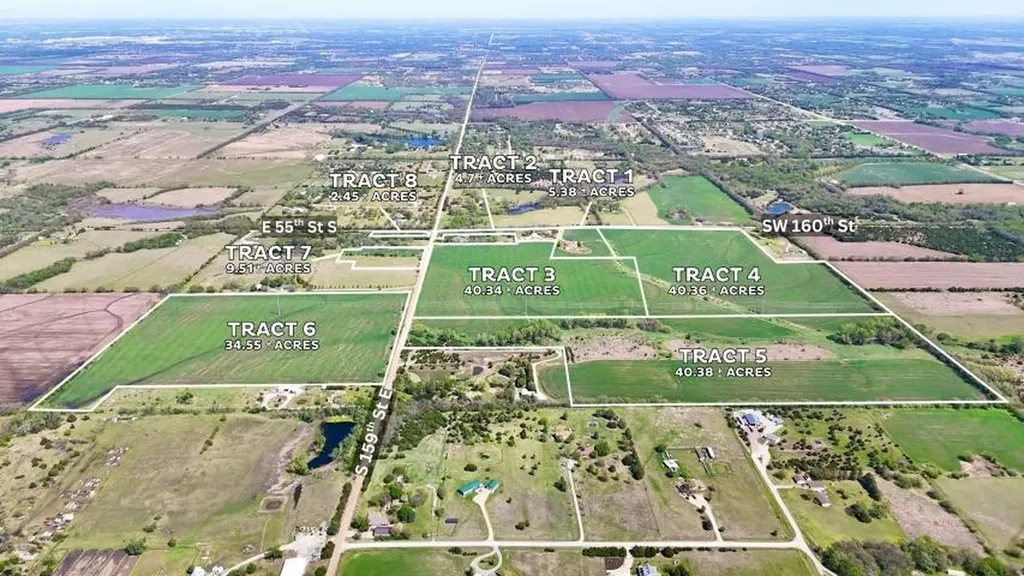 S Of SW 160th St & 159th St E - Tract 6 Rose Hill KS 67133