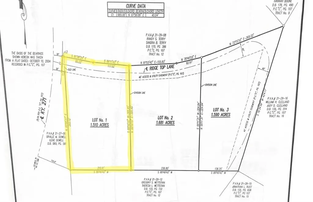 Lot 1 Ridge Top Lane Lewisport KY 42351
