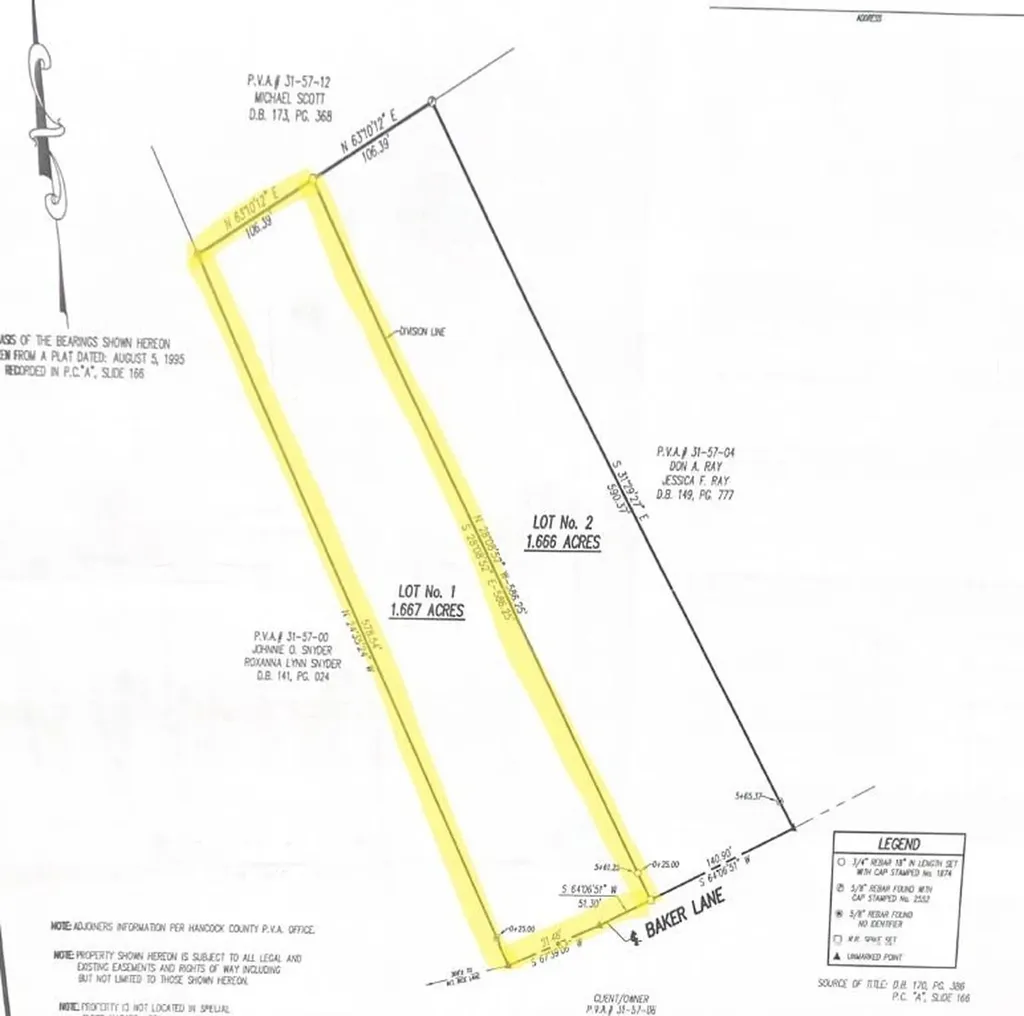 Lot 1 Baker Lane Hawesville KY 42348