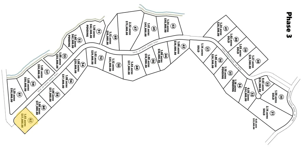 P-3 Lot 62 Twins Pond Road Corbin KY 40701