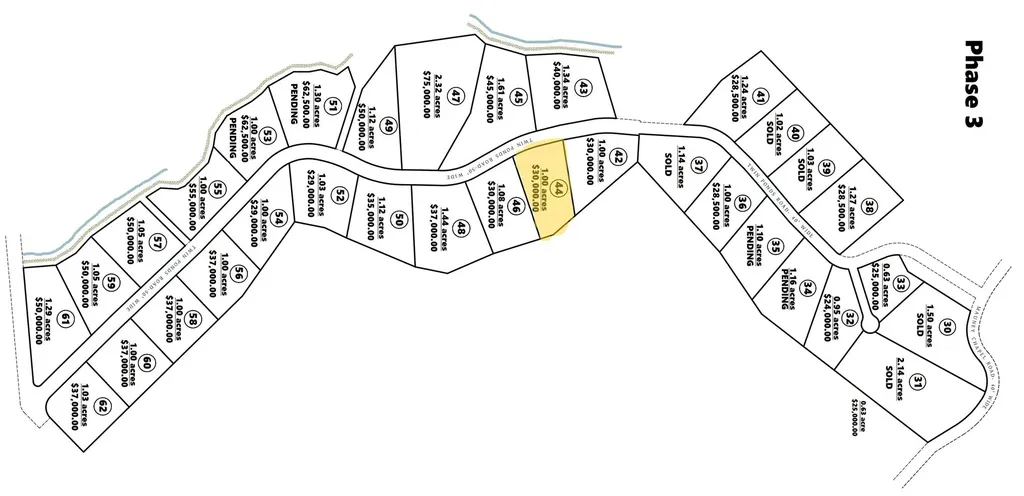 P-3 Lot 44 Twins Pond Road Corbin KY 40701