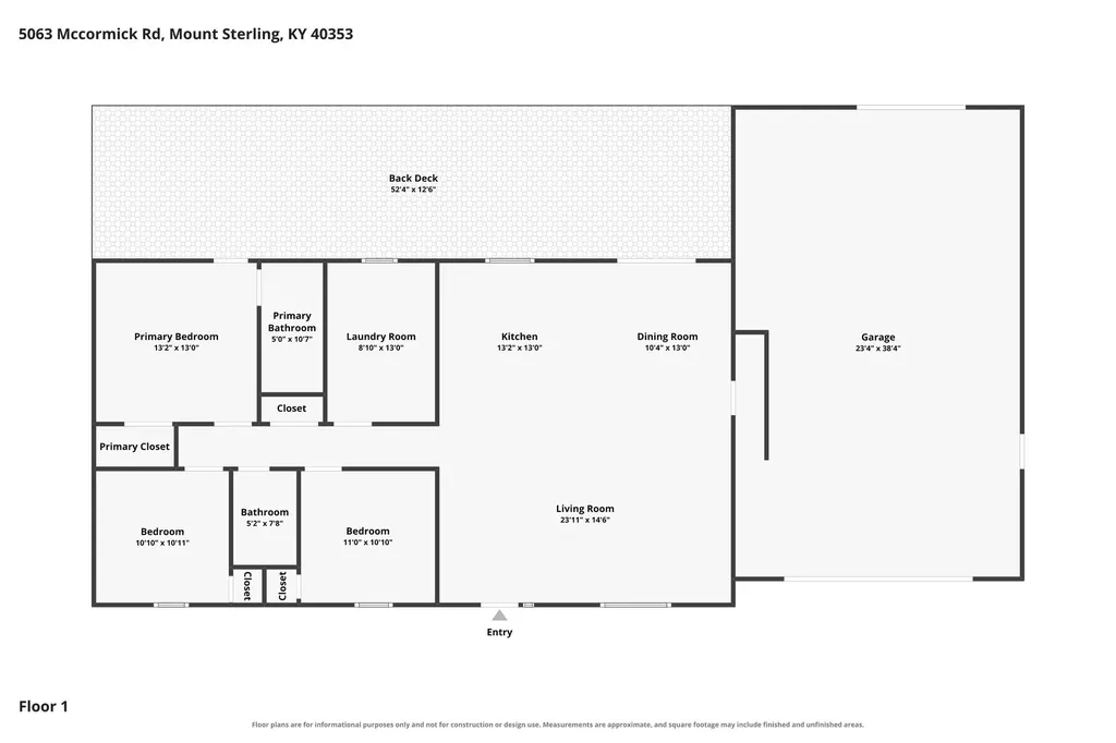 5063 Mccormick Road Mt Sterling KY 40353