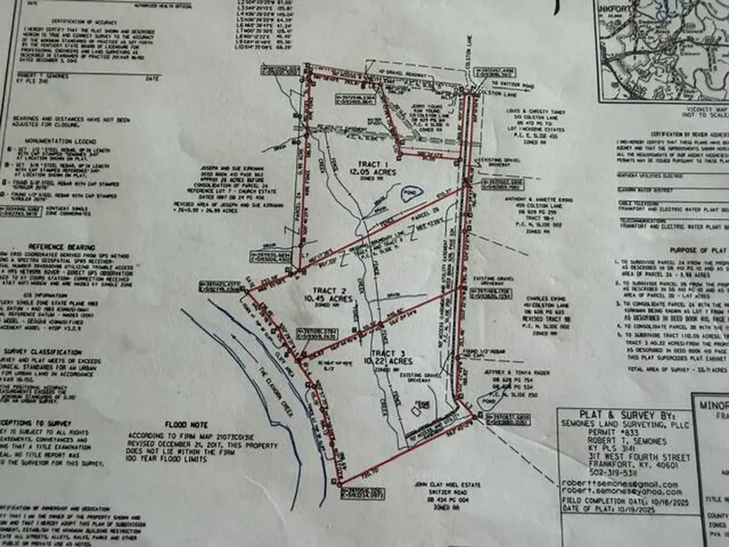 Tract 1 Colston Lane Frankfort KY 40601