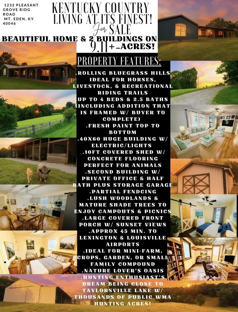 1232 Pleasant Grove Ridge Road Lawrenceburg KY 40342
