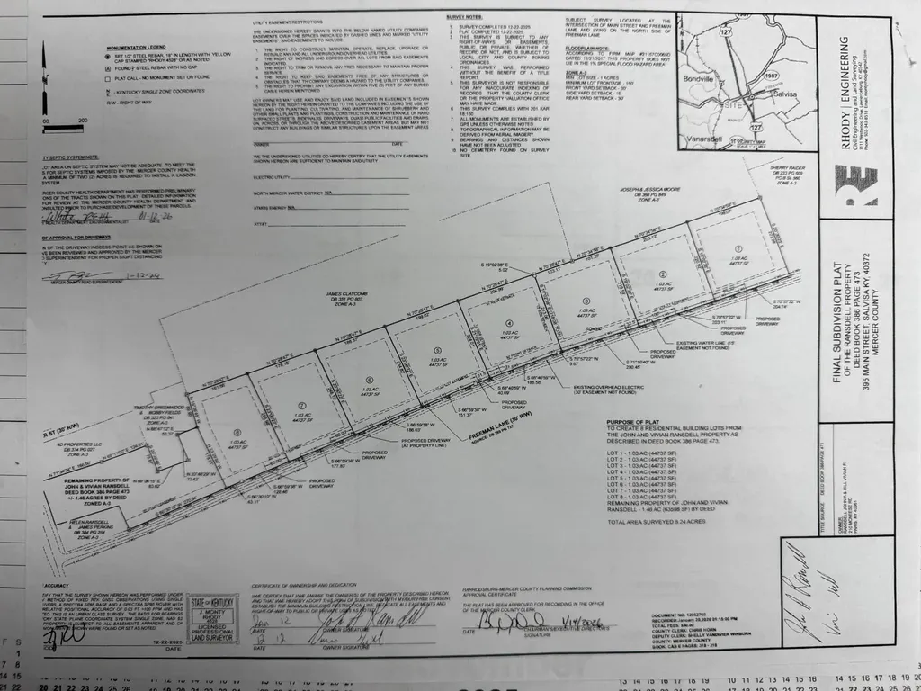 Lot #1 Freeman Lane Salvisa KY 40372