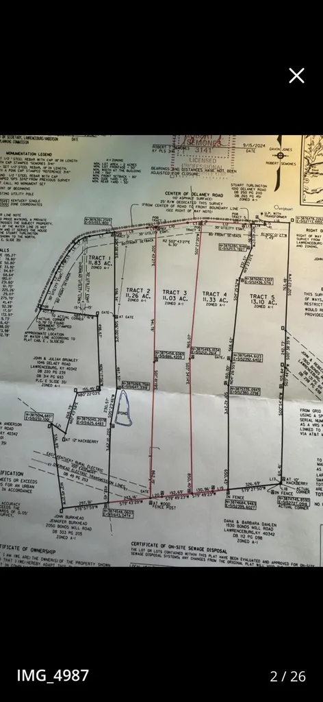 Lot 3 Delaney Road Lawrenceburg KY 40342