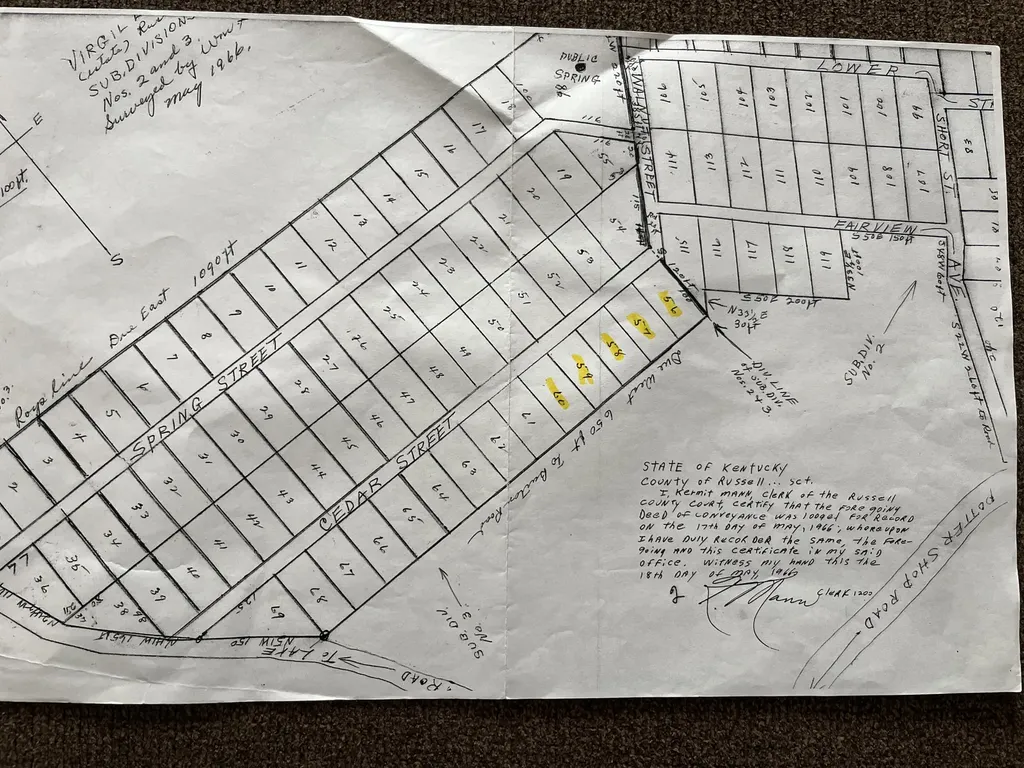 Lot 56-60 Cedar Drive Nancy KY 42544